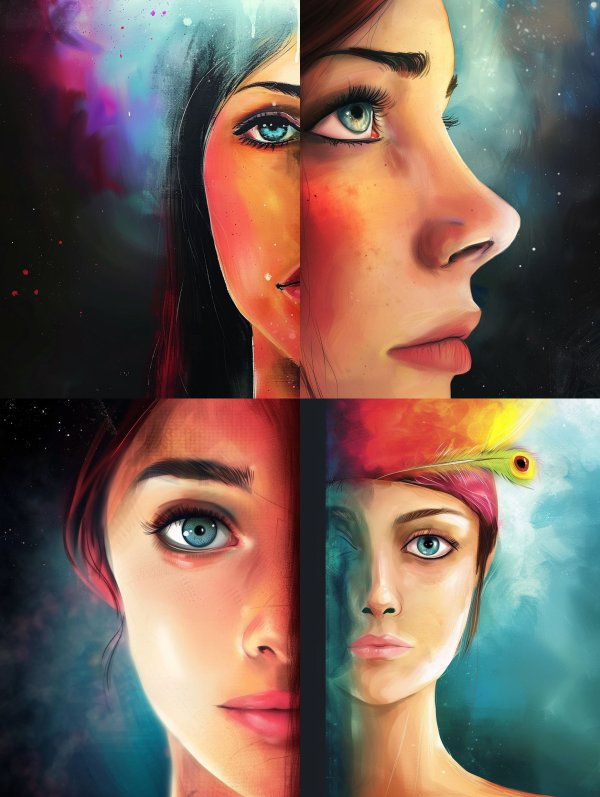 Neon Soul Portrait