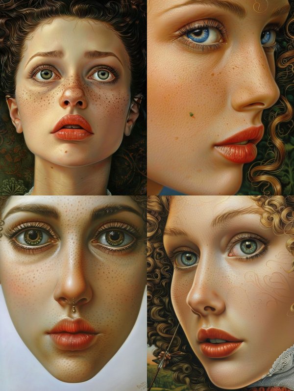 Ethereal Gaze of Freckled Innocence