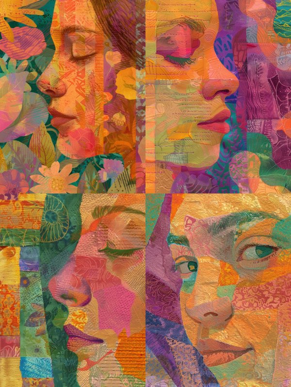 Floral Dreamscape Portrait