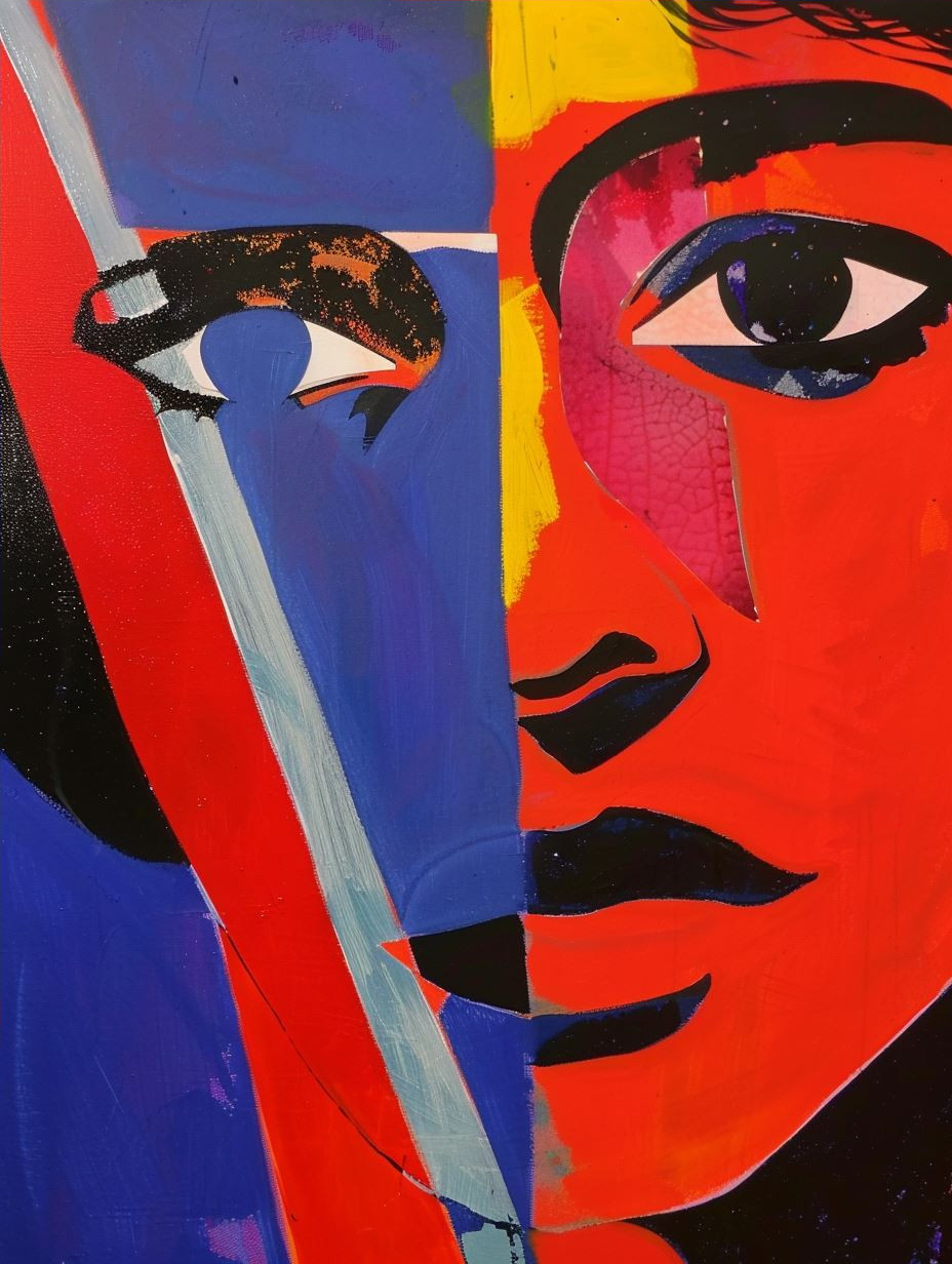 Fragmented Prism Portrait Study