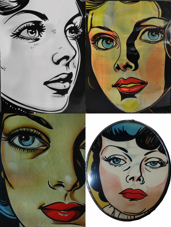 Noir Pop Art Glamour
