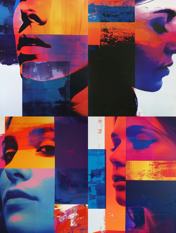Chromatic Fragments of a Face