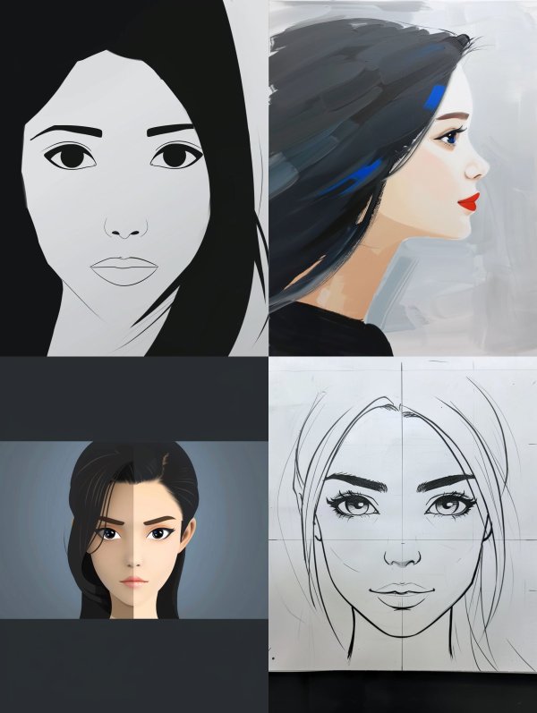 Monochrome Minimalist Muse
