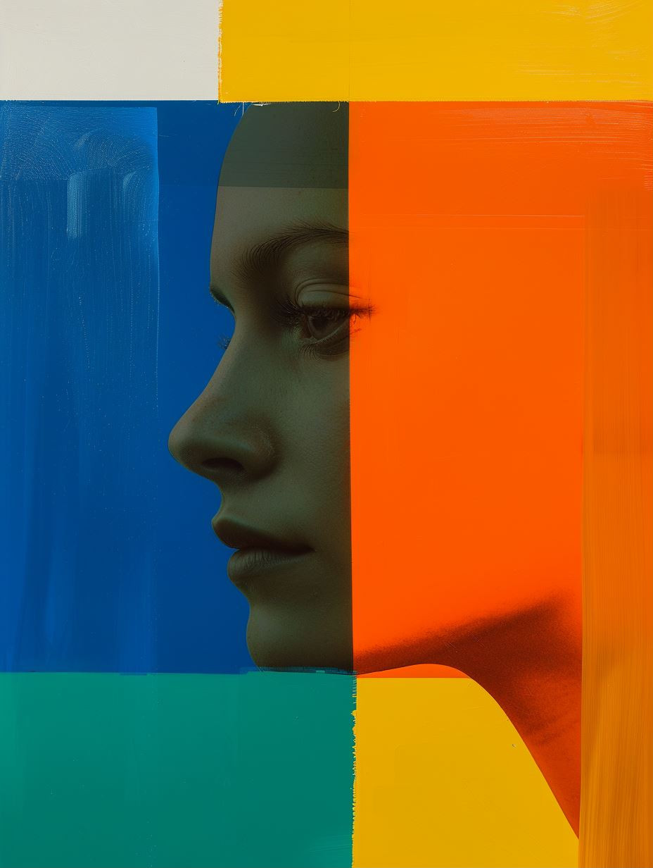 Chromatic Fragment Portrait