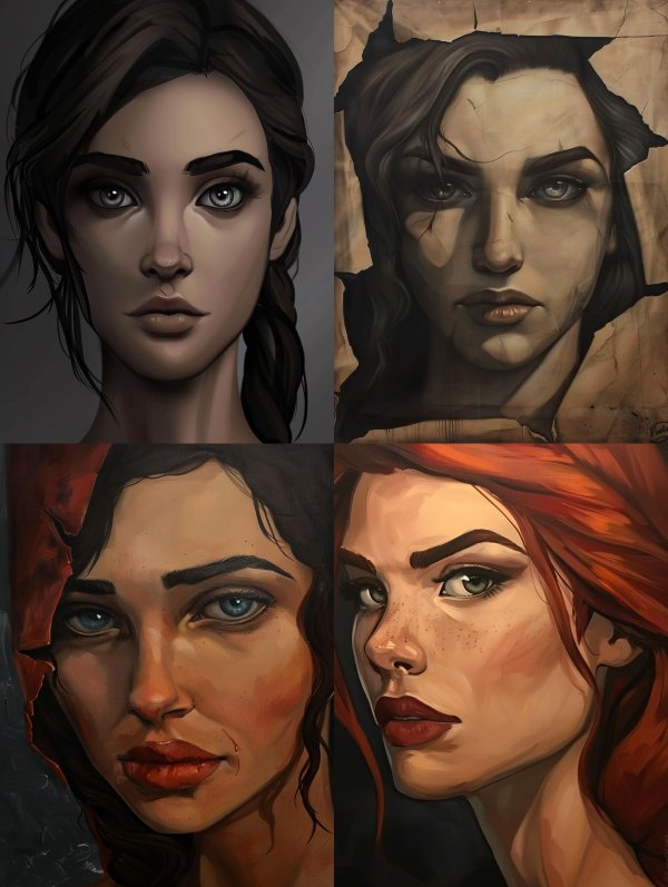Somber Gaze