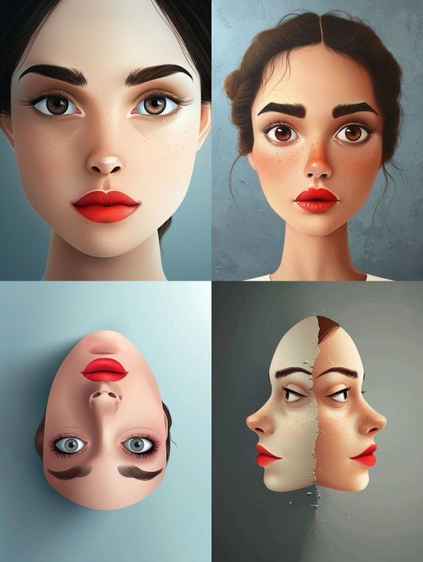 Velvet Porcelain Portrait