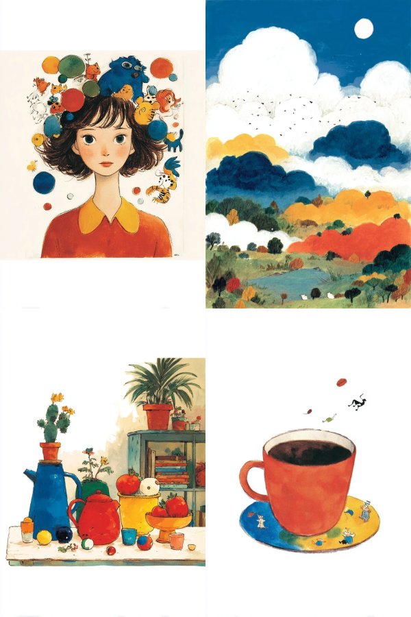 Whimsical Dreamscape Portrait