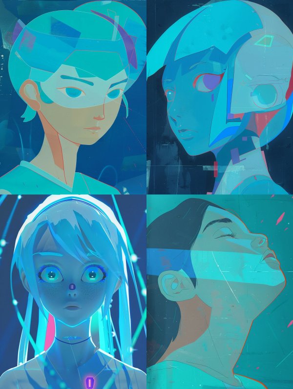 Cyan Digital Dream
