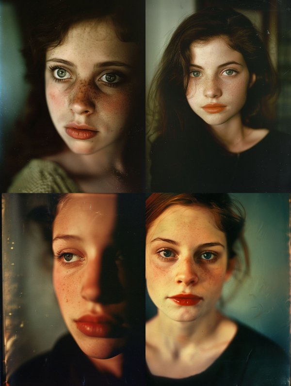 Ethereal Freckled Gaze