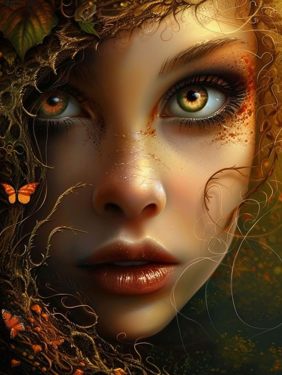 Ethereal Forest Spirit Gaze