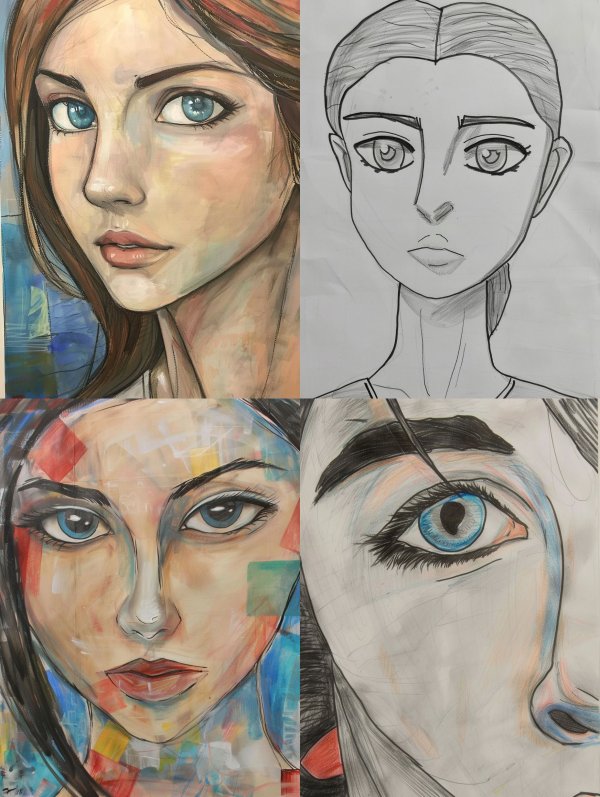 Ethereal Pastel Gaze