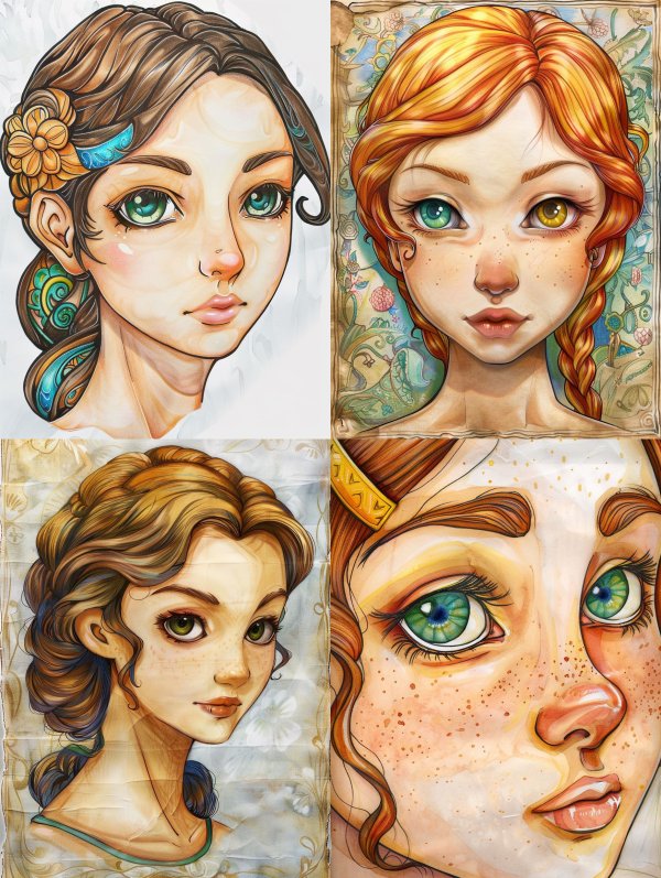 Ethereal Gilded Muse