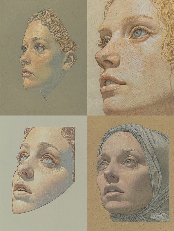 Fragile Porcelain Muse