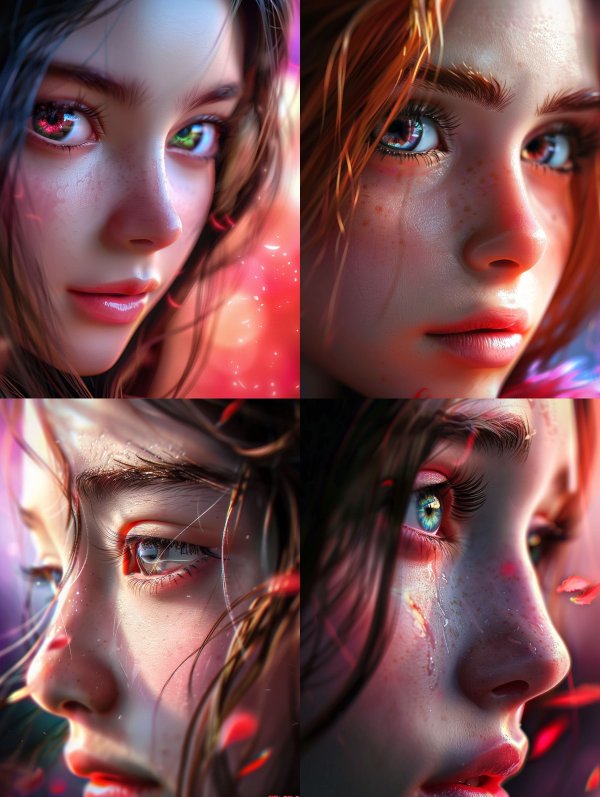 Ethereal Hyper-Realistic Portrait Study