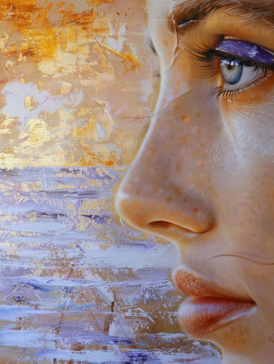 Gilded Fragment Portrait