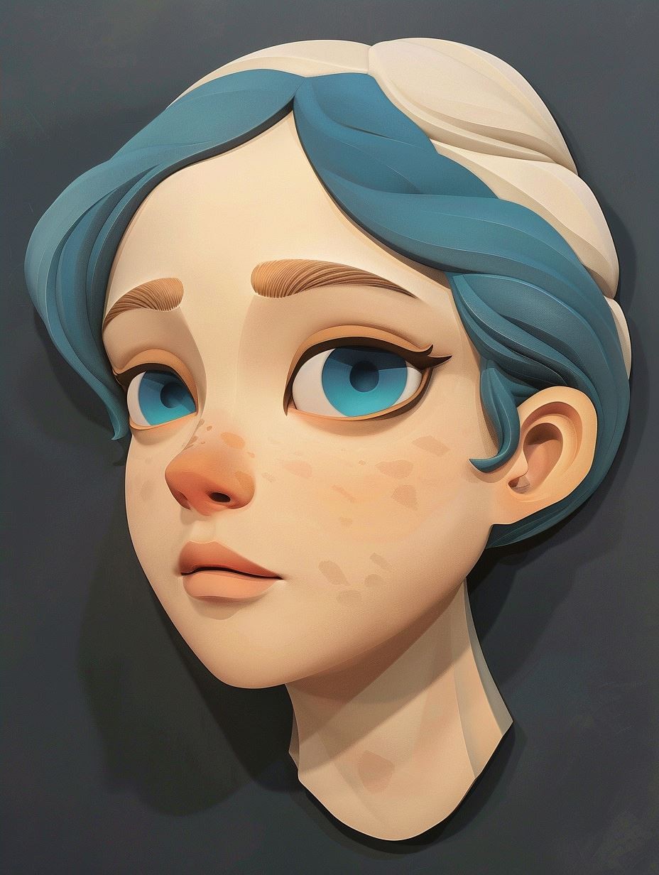 Ethereal Stylized Gaze