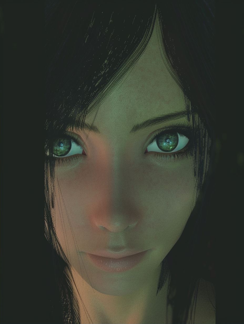 Ethereal Digital Gaze