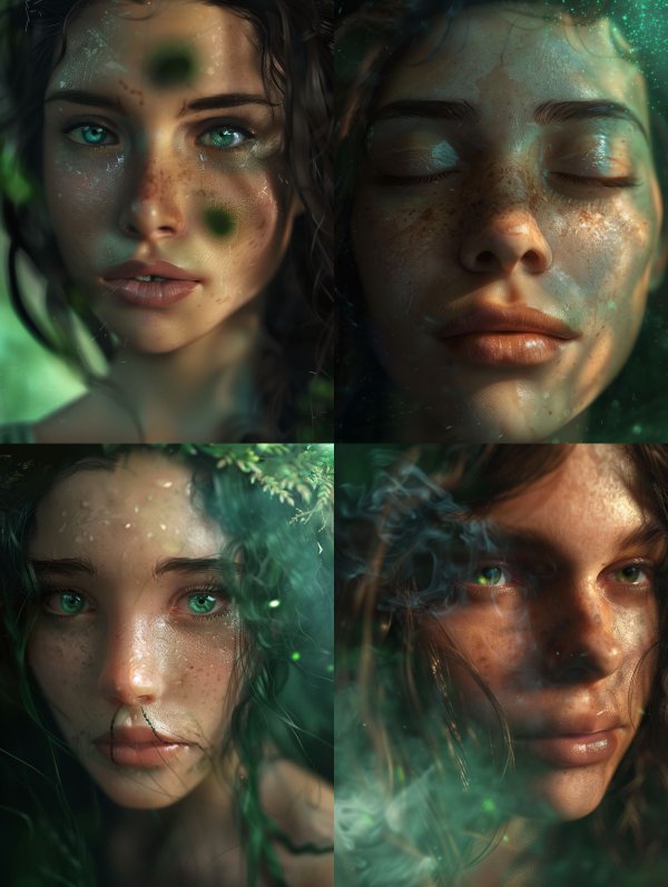 Ethereal Forest Spirit Portraits