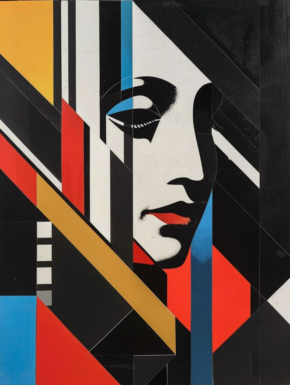 Geometric Prism Portrait Study