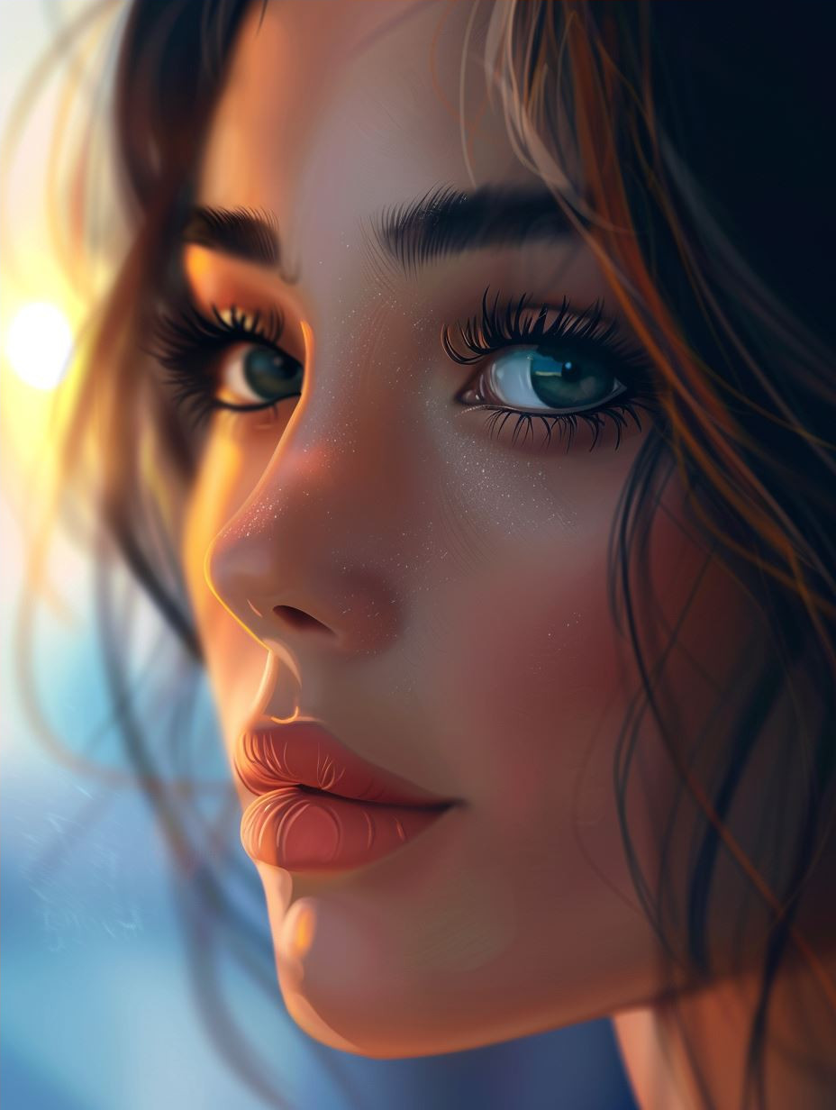 Golden Hour Ethereal Portrait