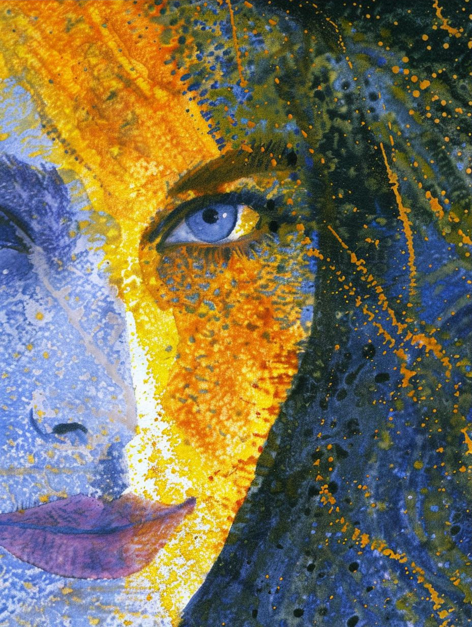 Dual Contrast Ethereal Portrait