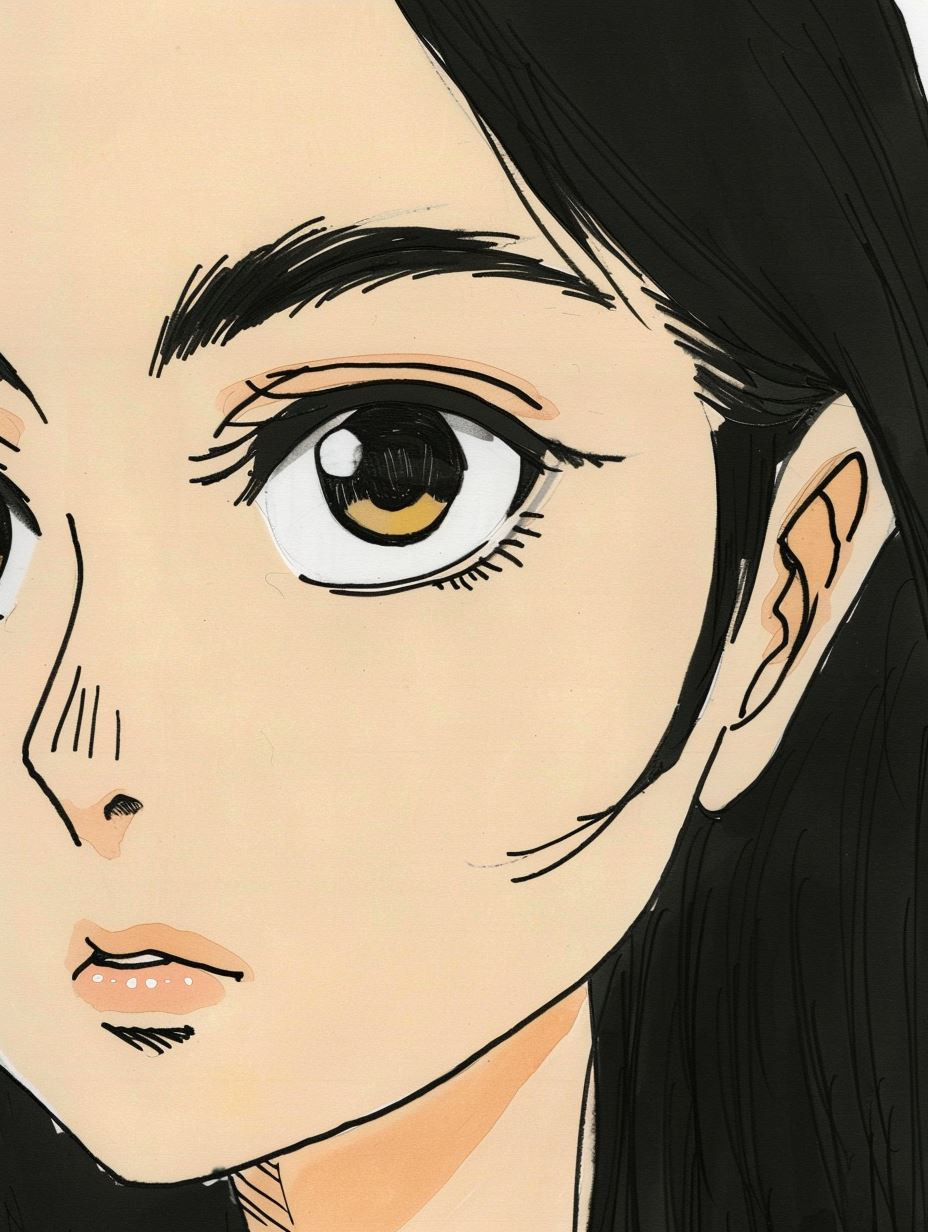 Crimson Gaze Manga Portrait - Image 3