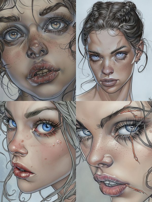 Hyper-Realistic Ethereal Portrait Study