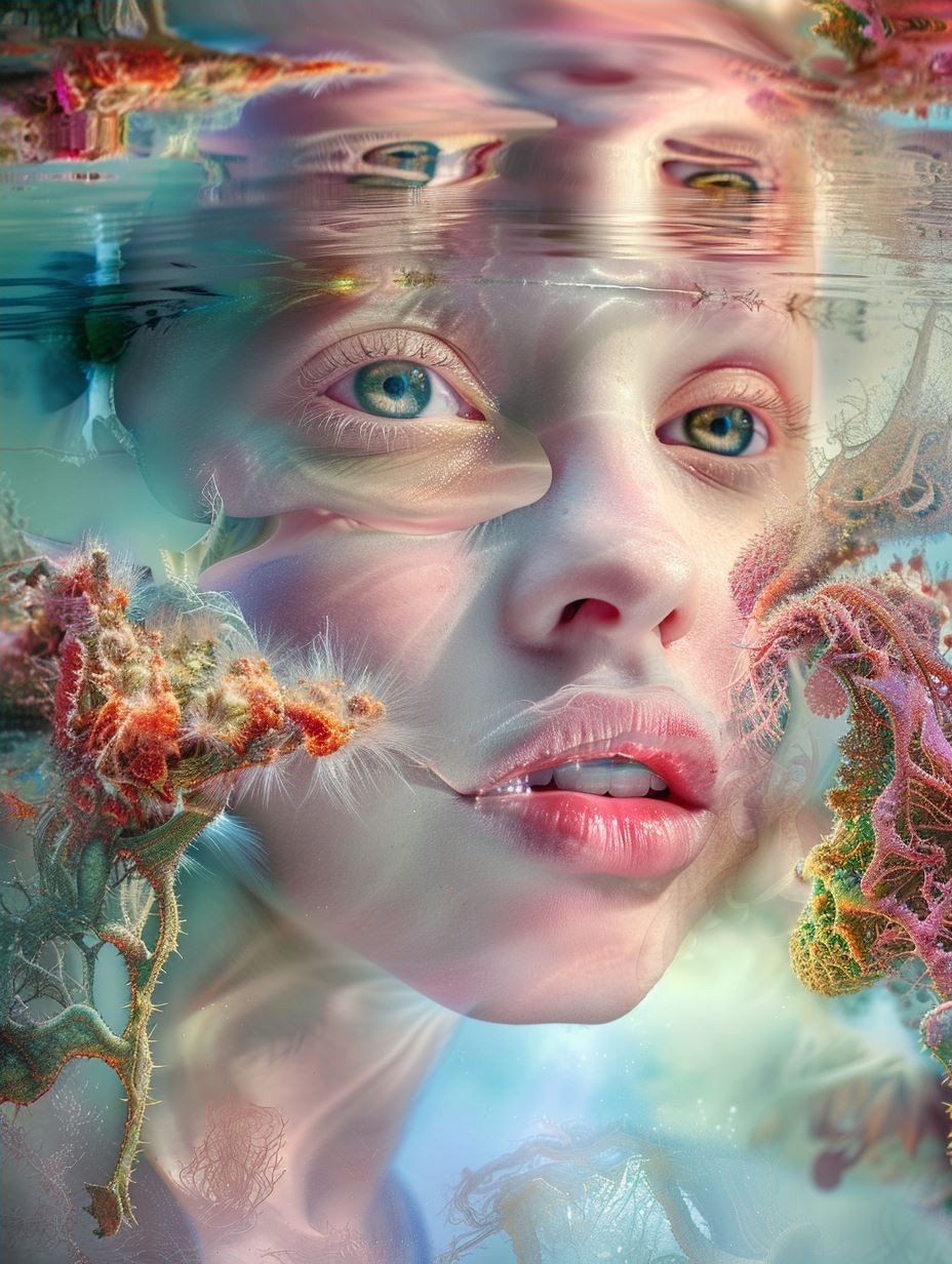 Celestial Dreamscape Portrait