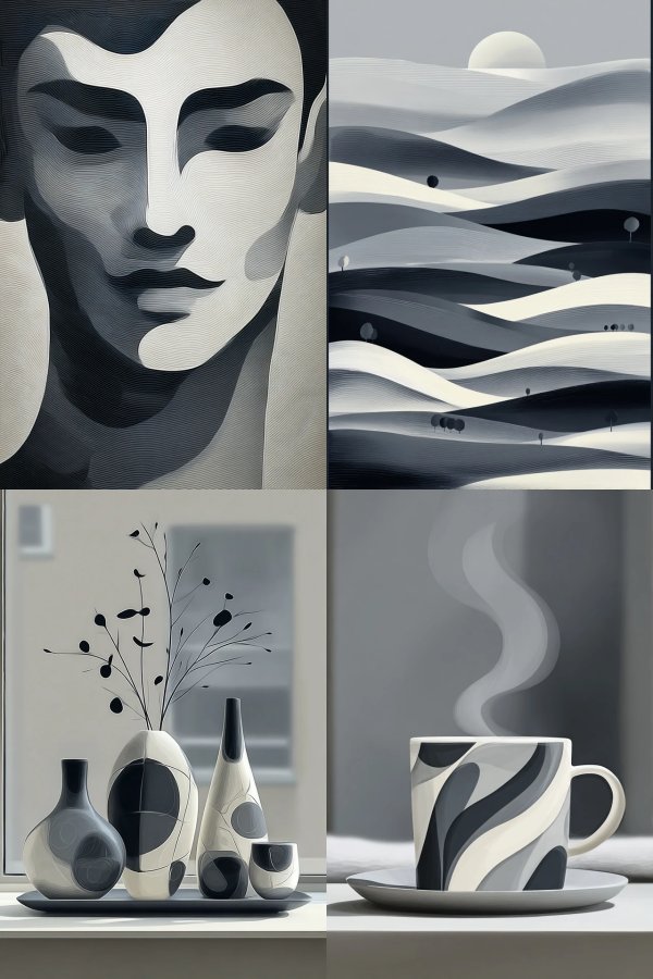 Monochrome Fluidity