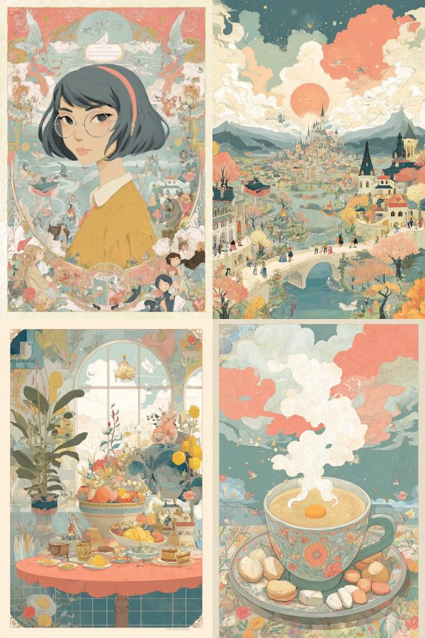 Whimsical Dreamscape Portrait