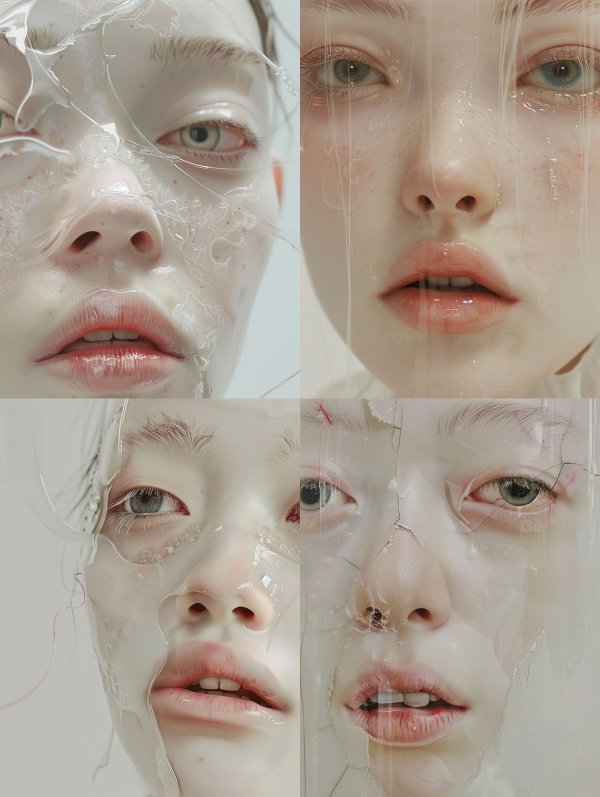 Ethereal Glass Skin Veil