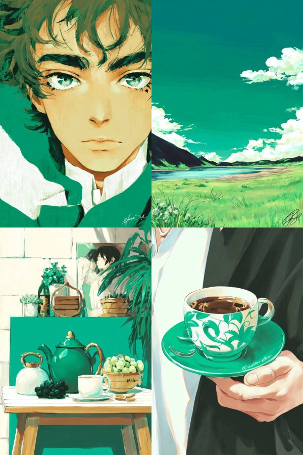 Emerald Gaze Portrait