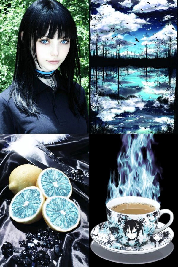 Midnight Azure Gaze