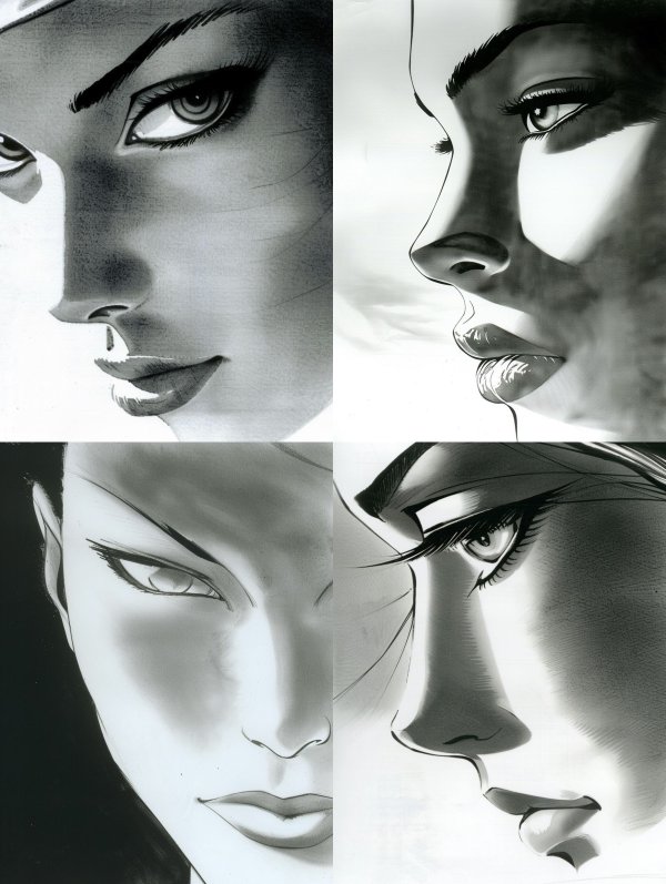 Noir Graphite Gaze