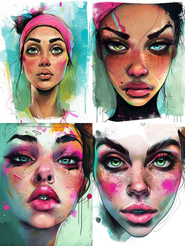 Vibrant Urban Muse
