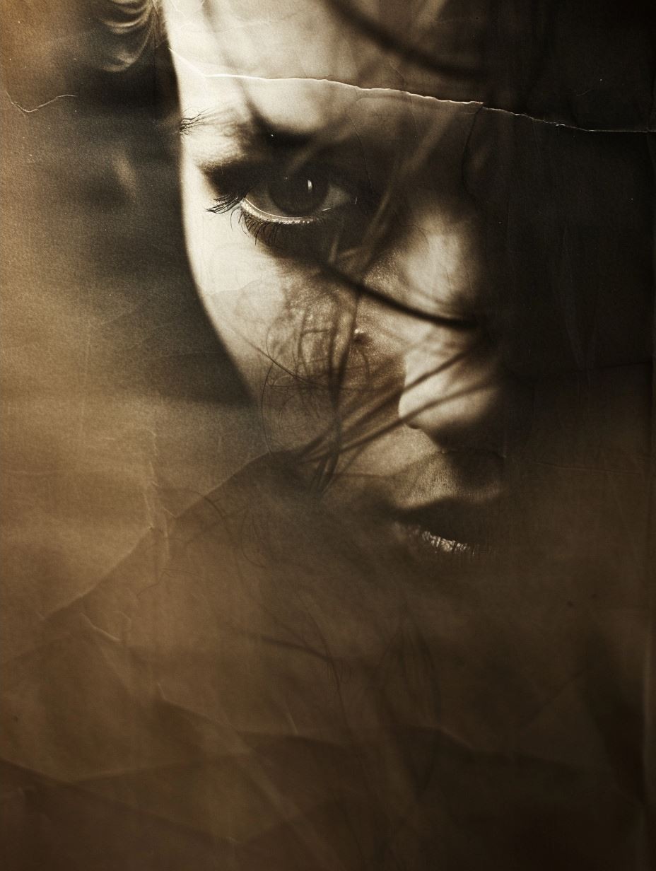 Sepia Shadow Portrait