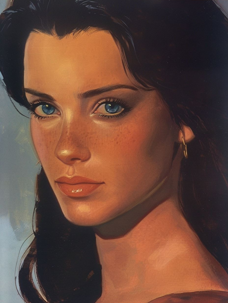 Classic Cinematic Oil Portrait