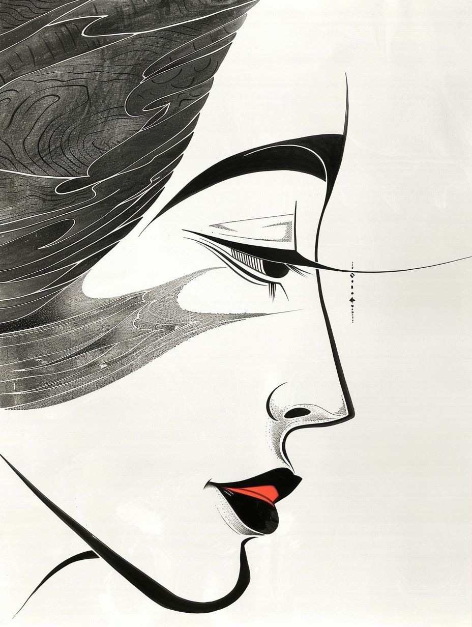Ink Wash Elegance