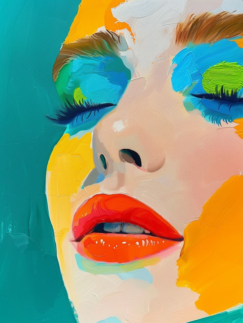 Vibrant Palette Portrait