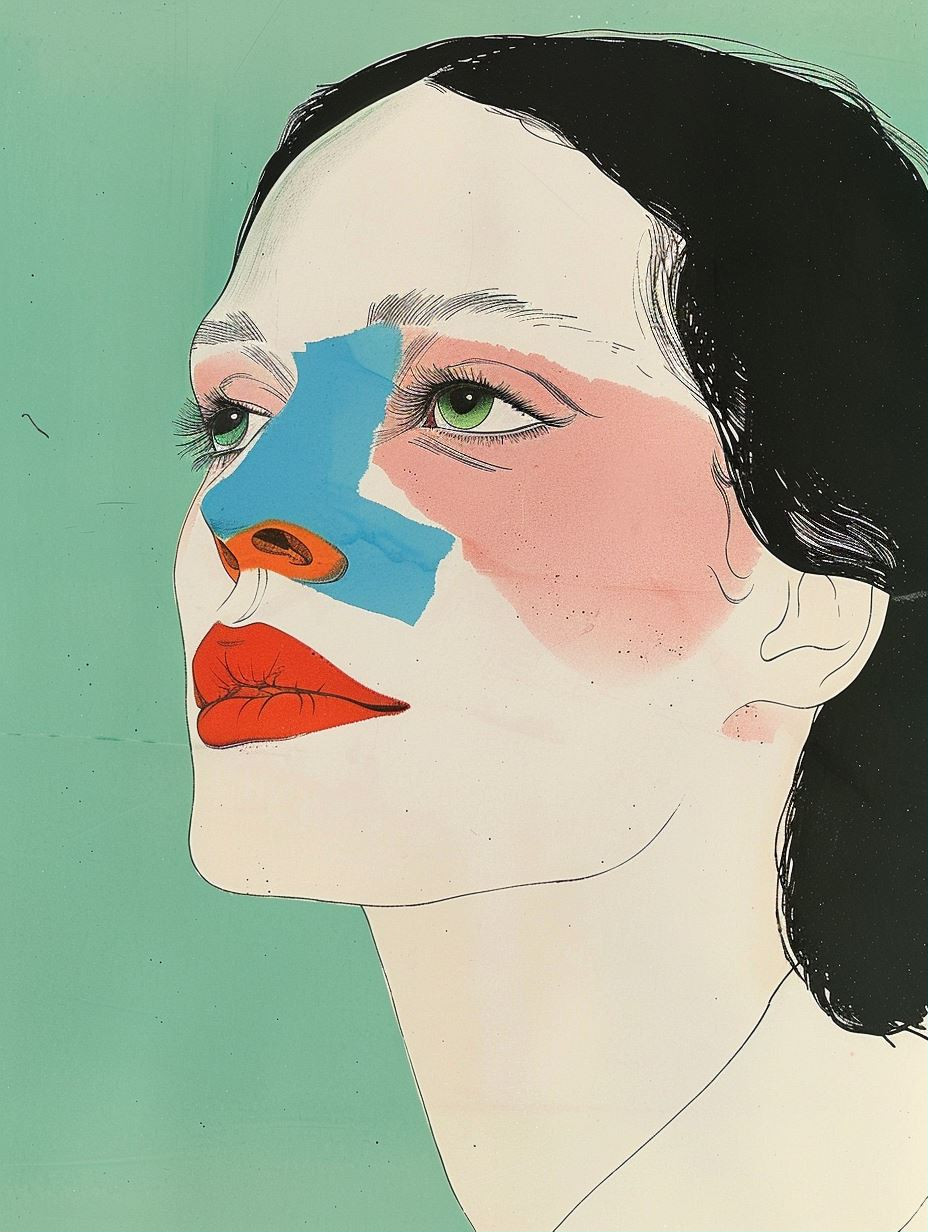 Abstract Pop Art Portraiture