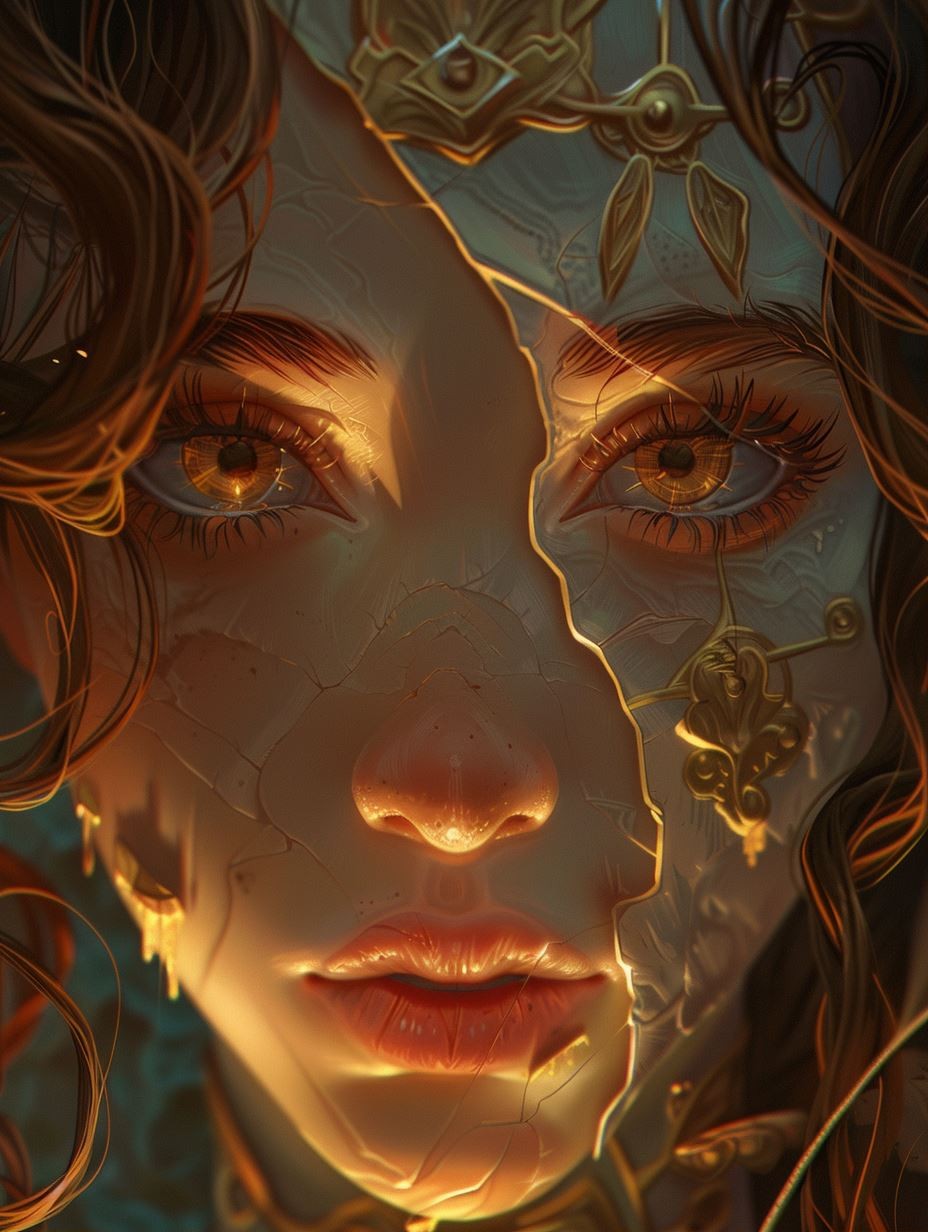 Gilded Porcelain Soul