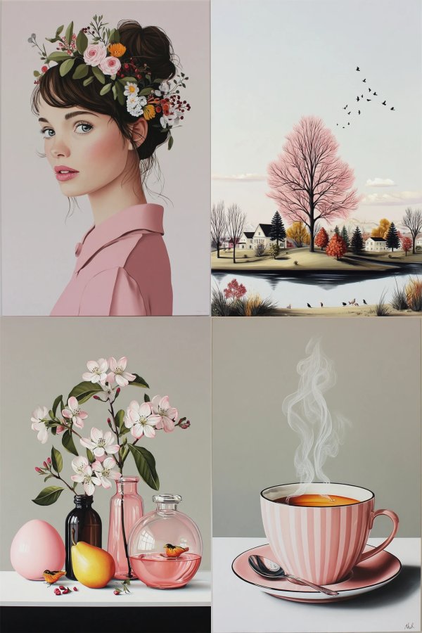 Floral Grace Portrait