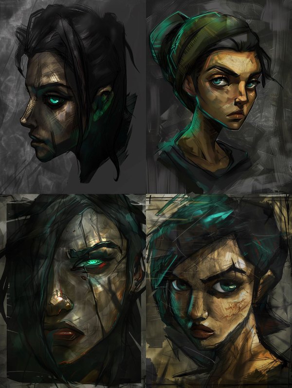 Emerald Gaze Noir