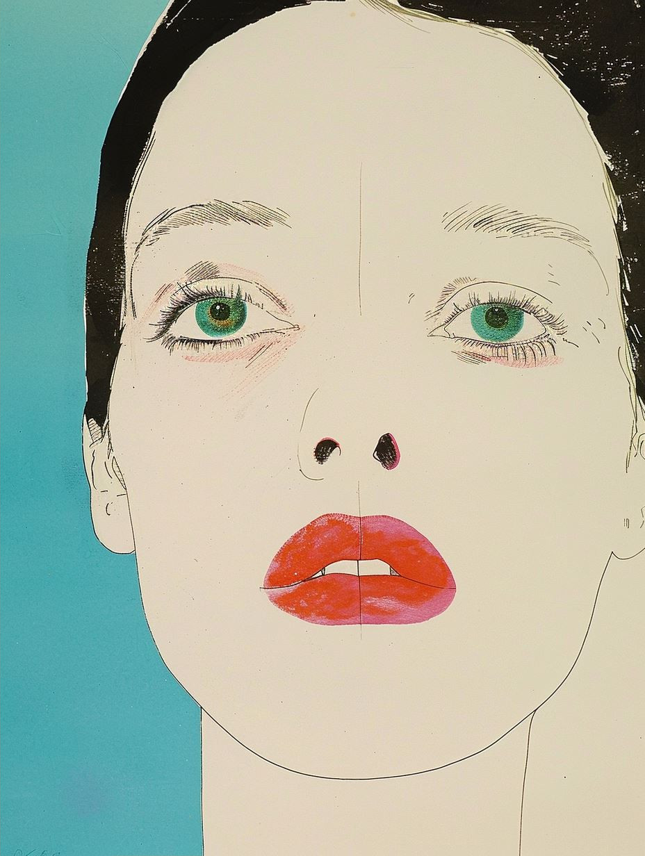 Abstract Pop Art Portraiture