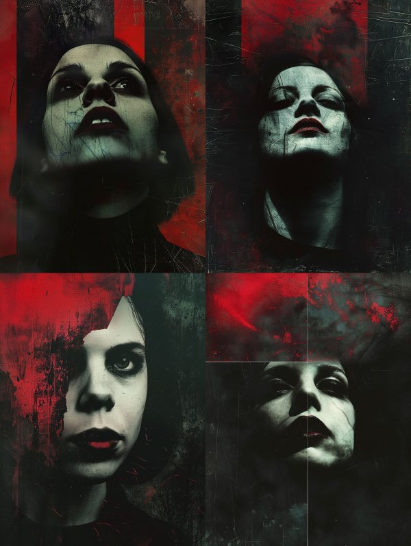 Dark Gothic Cinematic Portrait