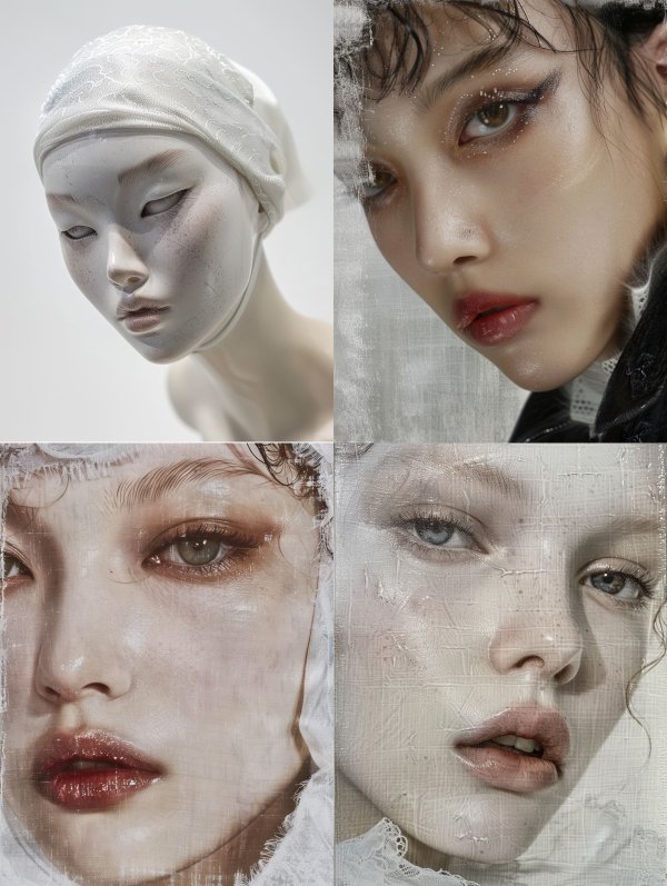 Ethereal Porcelain Serenity