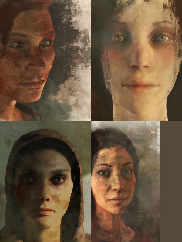 Hauntingly Ethereal Painted Portraits