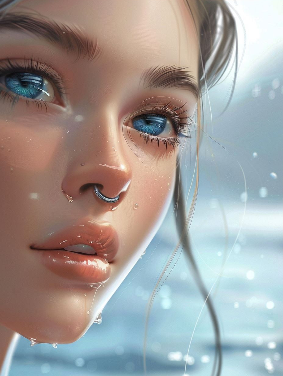 Ethereal Glow Portrait Study