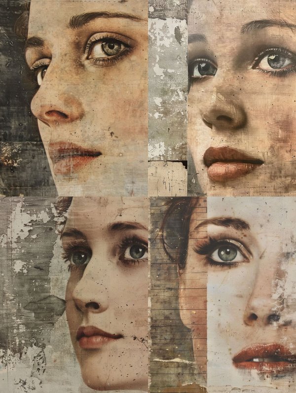 Weathered Soul Vintage Portrait