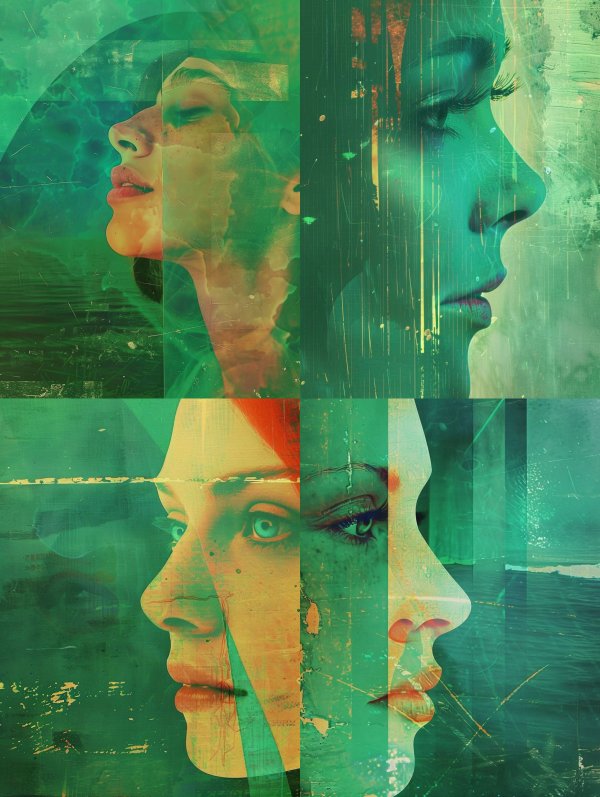 Emerald Dreams Ethereal Portrait